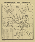 214221 Plattegrond van de de stad Utrecht; met aanduiding van de belangrijkste straten, wegen, spoorwegen en ...